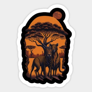 Safari Spirit - Discovering the African Savanna Sticker